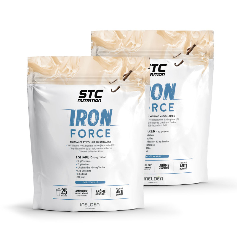 Iron Force - STC Nutrition - Lot de 2 Vanille